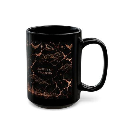 Crescent City Black & Rose Gold Mug
