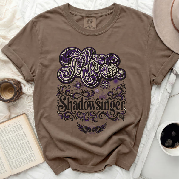 Enigmatic Shadowsinger Tee in Espresso