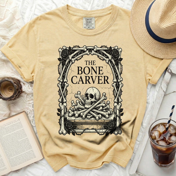 Bone Carver Gothic Tee in Butter