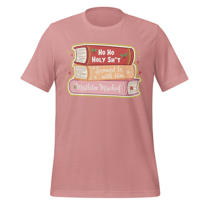 Funny Holiday Books Themed Graphic T-Shirt