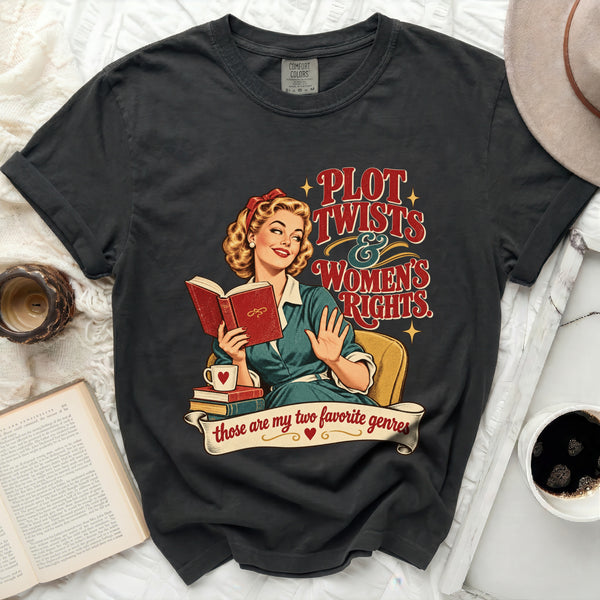 Plot Twists Tee in Black