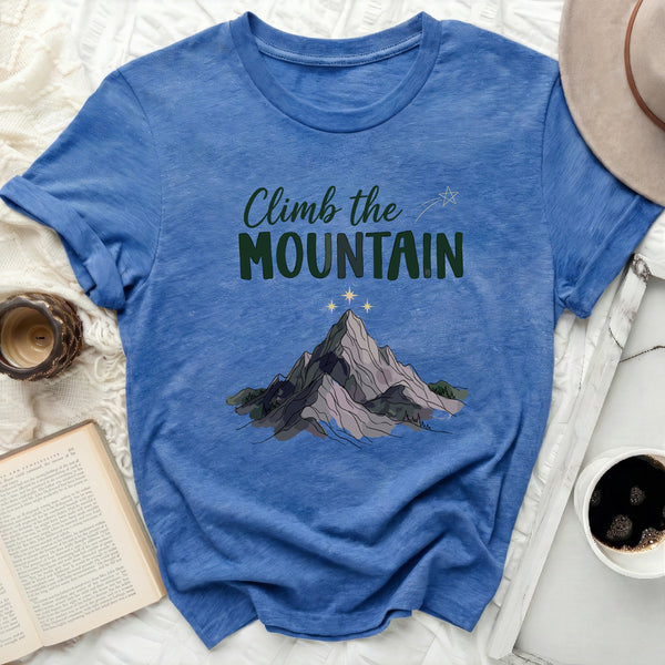 Shooting Star Summit Tee in Heather True Royal