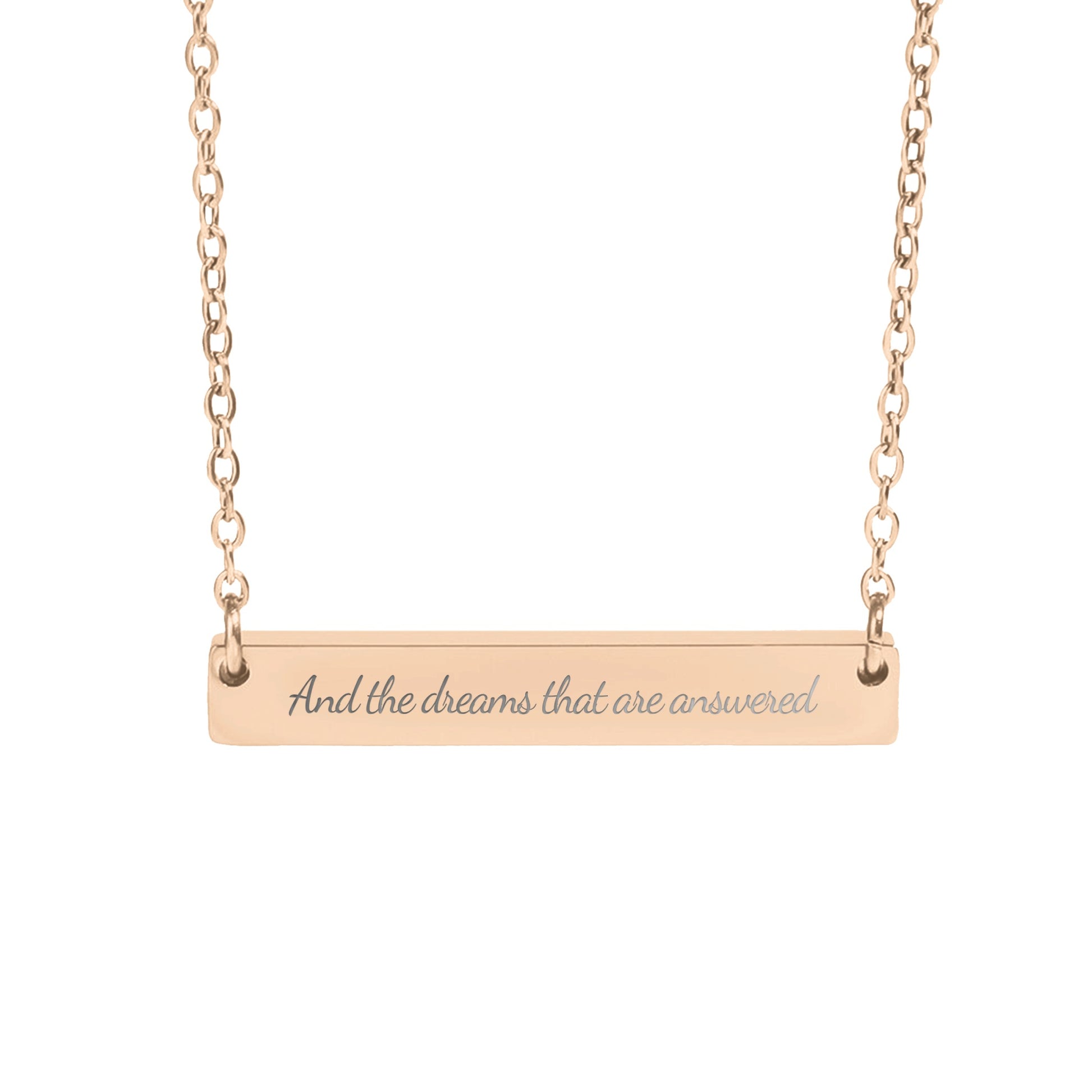 And the Dreams That Are Answered Necklace - MagicMerchEmporium