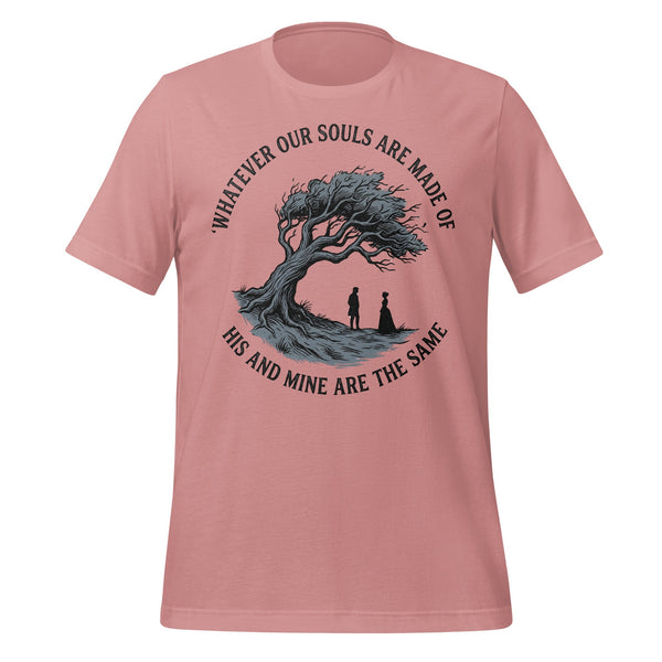 The Twin Souls Moors Tee in Heather Mauve