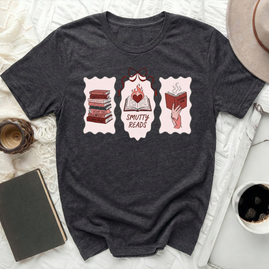 Smutty Reads Books Forbidden Desire Steamy Pages T-Shirt product type
