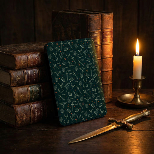 Fireheart Dragon Sword Stag Eagle Book Pattern product type