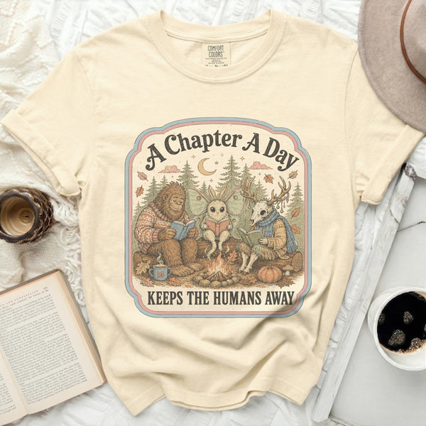 Chapter Day Tee in Ivory