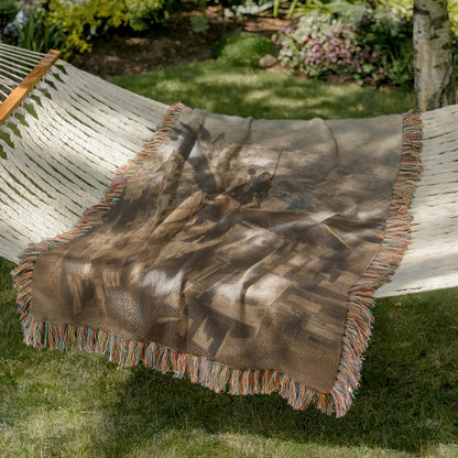 Soar with the rukhin Woven Blanket