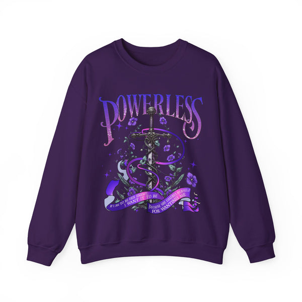 Powerless Sweatshirt in Purple