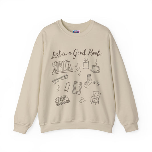 Lost in a Good Book Sweatshirt - MagicMerchEmporium