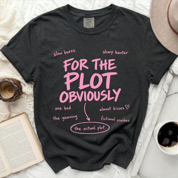 For The Plot Tee in Black
