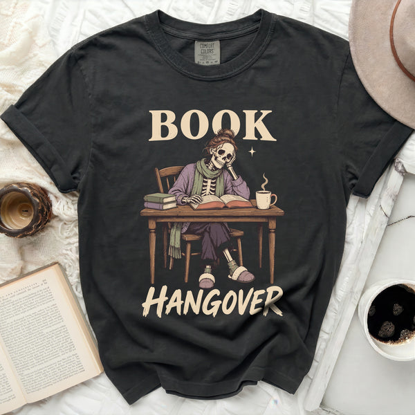 Book Hangover Skeleton Tee in Black