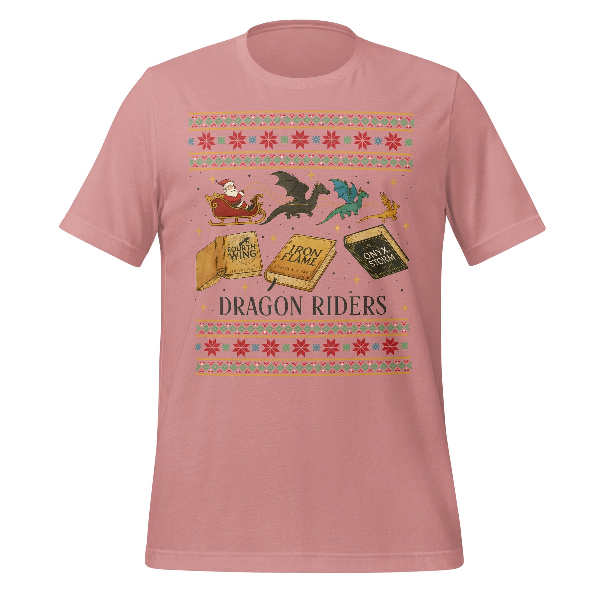 Dragon Riders Graphic Tee with Fantasy Books Design
