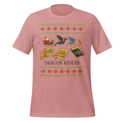 Dragon Riders Graphic Tee with Fantasy Books Design