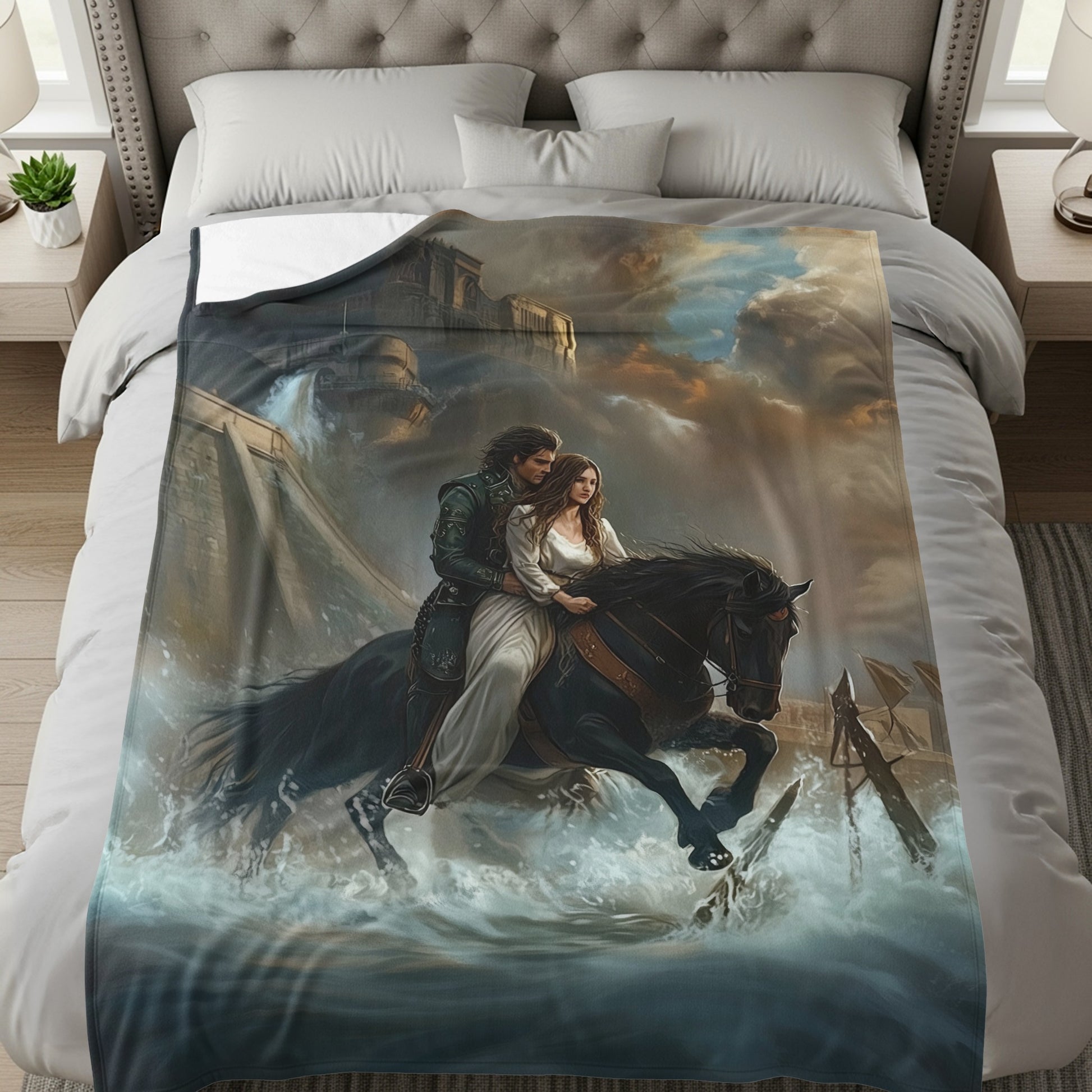 Epic Adventure Art Blanket for Bed Decor Snuggles