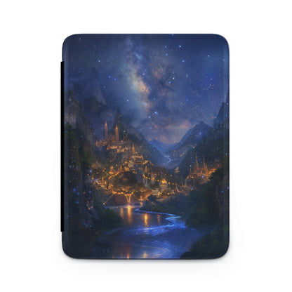 Enchanted City Mountain River Starry Sky Fantasy product type
