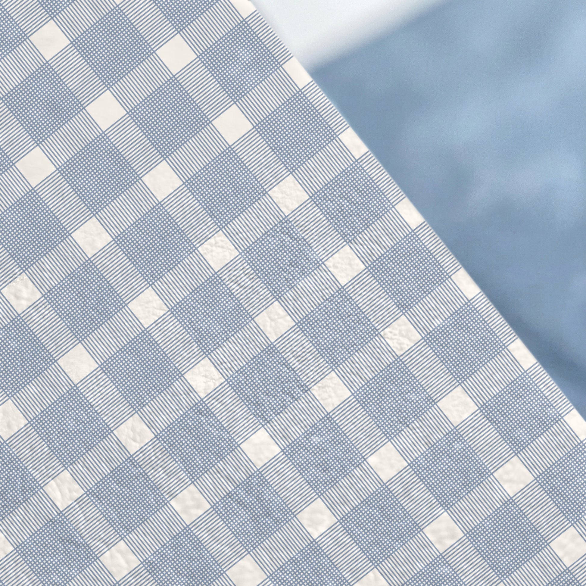 Blue and White Checkered Pattern Design product type