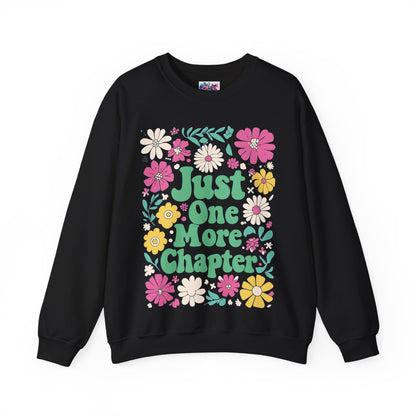 Just One More Chapter Flower Sweatshirt