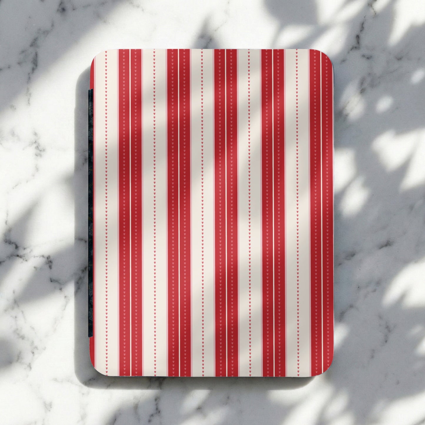 Red Striped Pattern Tablet Case Stylish Cover