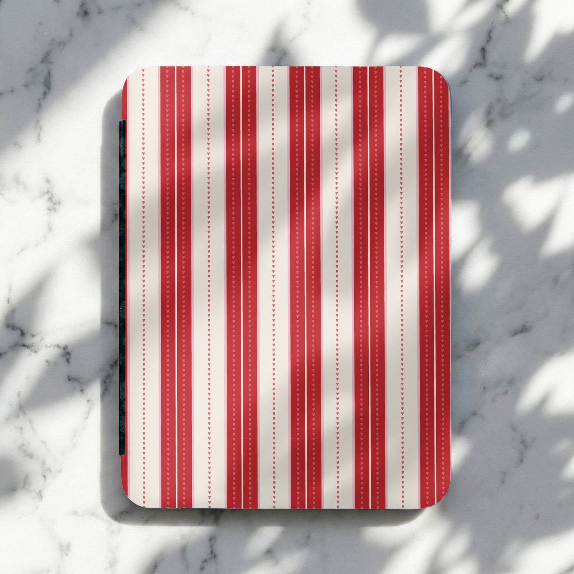 Red Striped Pattern Tablet Case Stylish Cover
