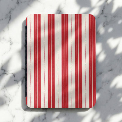 Red Striped Pattern Tablet Case Stylish Cover