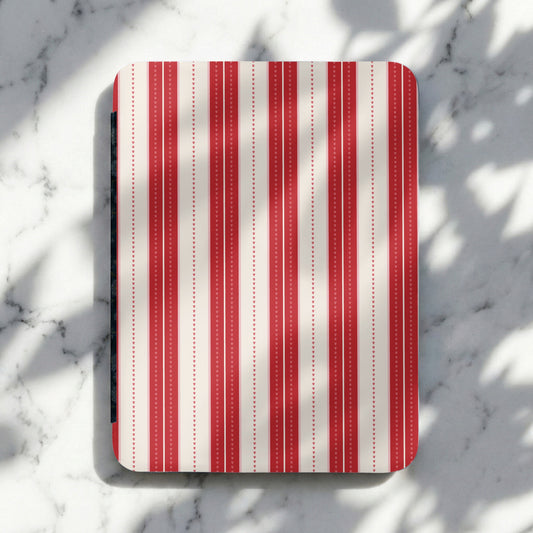 Red Striped Pattern Tablet Case Stylish Cover
