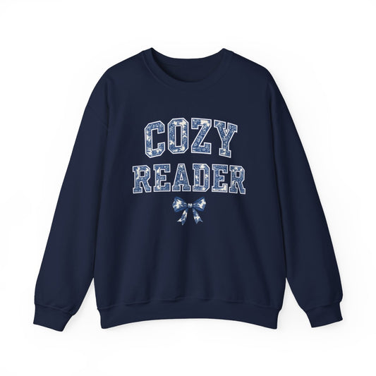 Cozy Reader Sweatshirt Perfect for Book Lovers