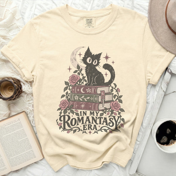 Cozy Romantasy Era Tee in Ivory