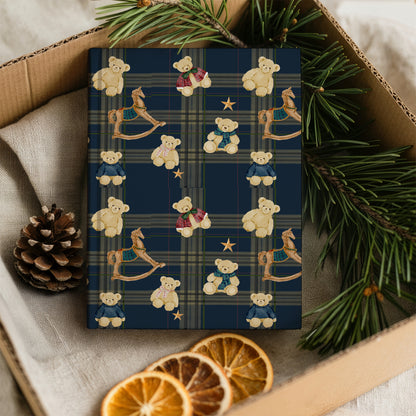 Teddy Bears and Rocking Horses Festive Notebook