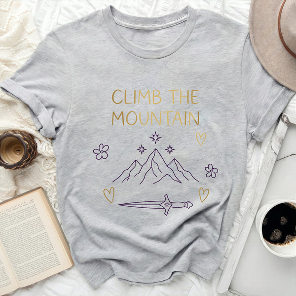 Dainty Starlight Dagger Tee in Athletic Heather