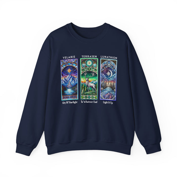 Velaris, Terrasen, Lunathion Sweatshirt