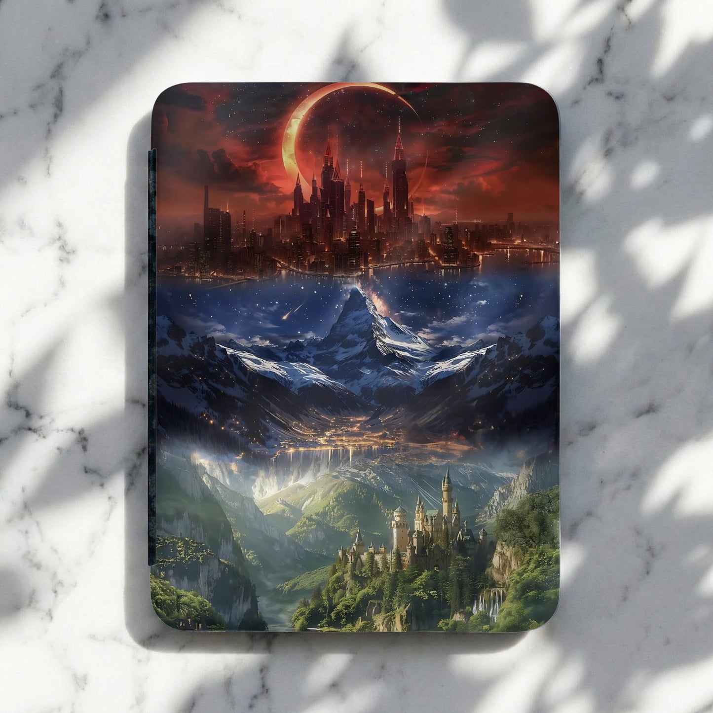 Mystical Cityscape Peaks Valley Castle Dreamscape product type