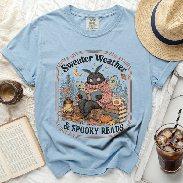 Cozy Reads Tee in Chambray