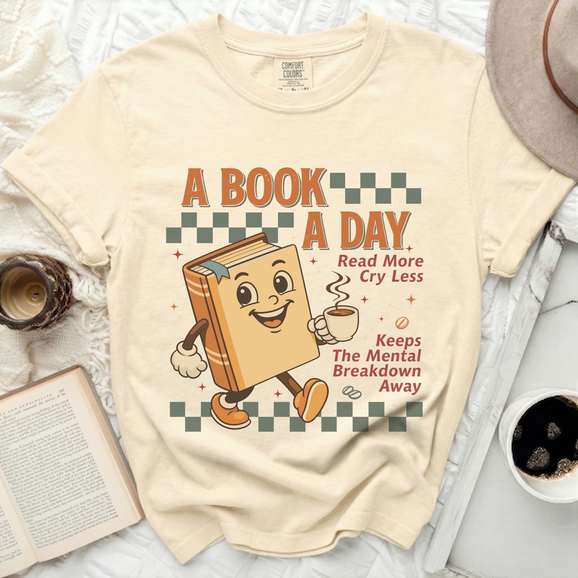 A book a day reads more, cries less, keeps the mental breakdown away.