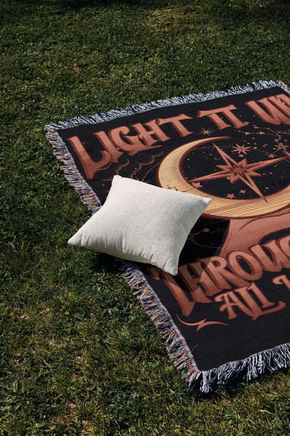 Light It Up Woven Blanket