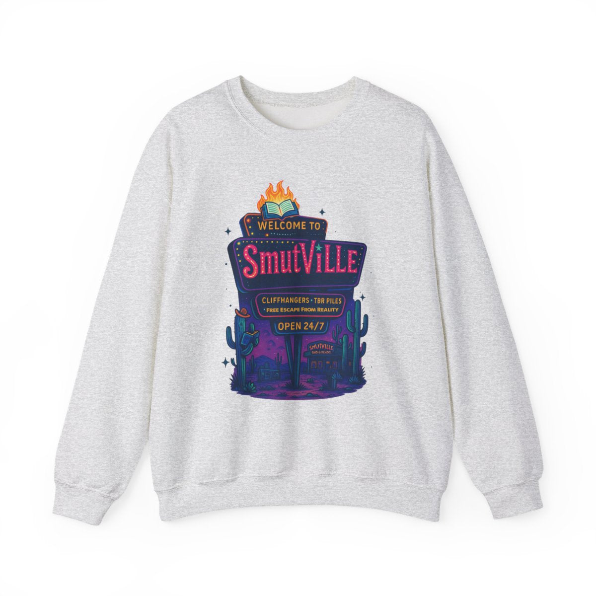 Welcome to Smutville Book Themed Sweatshirt