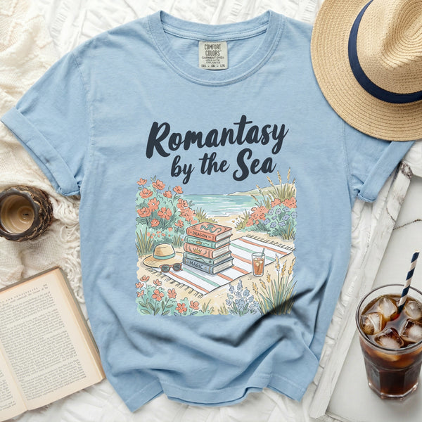 Romantasy by the Sea Tee in Chambray