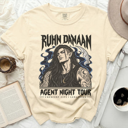 Ruhn Danaan Agent Night Tour Crescent City Lunathion t-shirt.