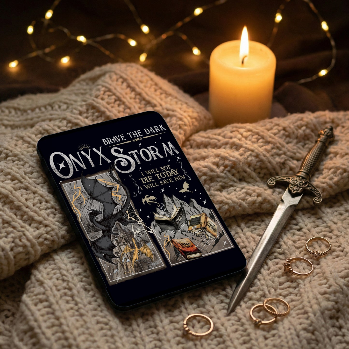 Onyx Storm Brave The Dark Dragon Fantasy Book Product Type