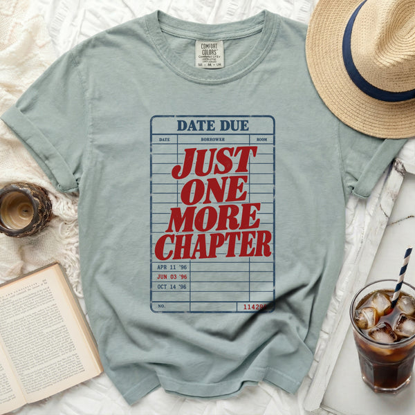 One More Chapter Library Tee in Bay