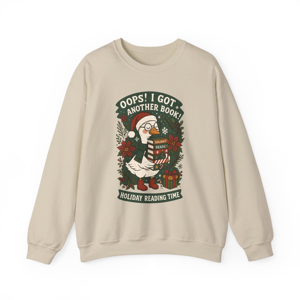 Oops I Got Another Book Holiday Reading Time sweatshirt