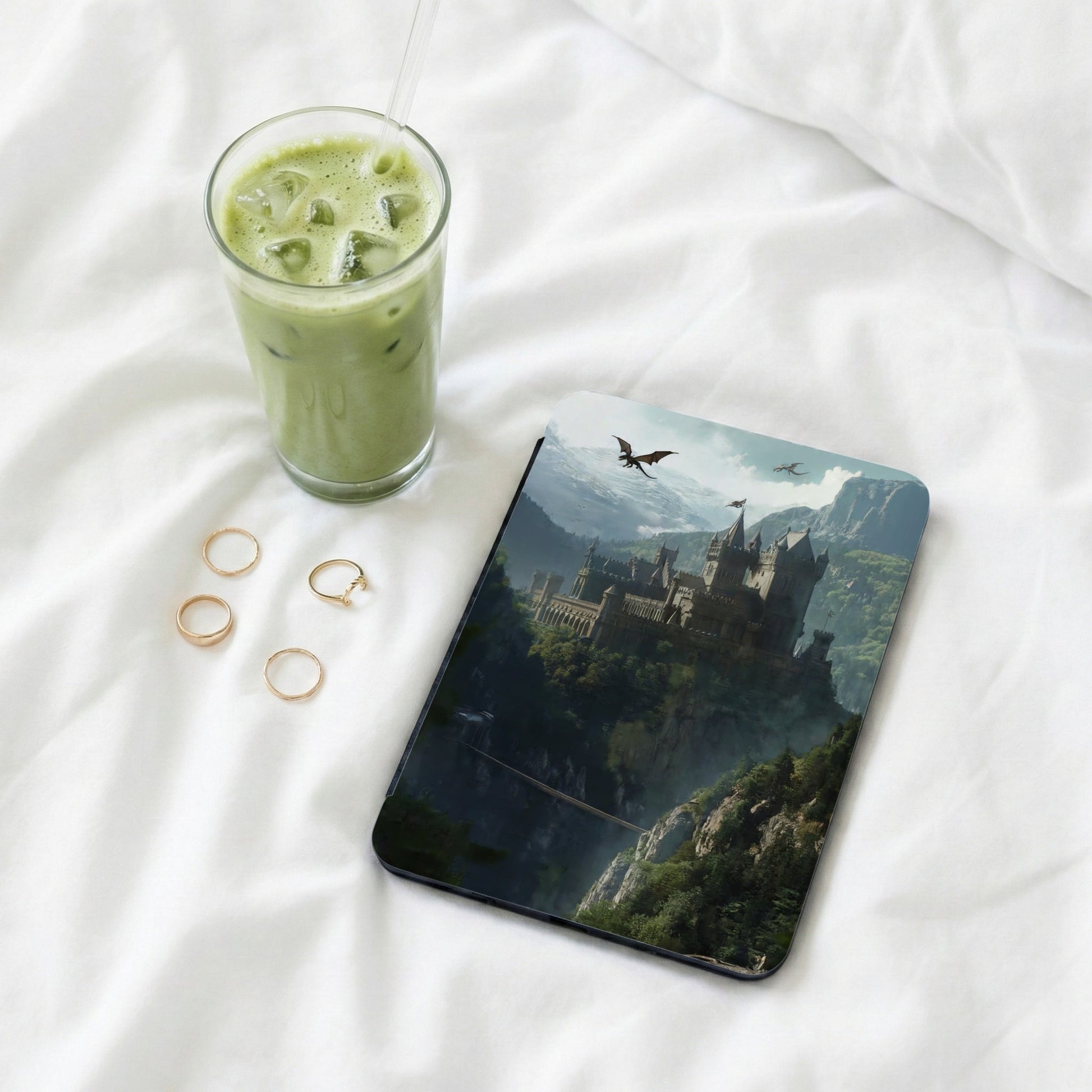 Epic Castle Dragons Mountain View Mouse Pad product type