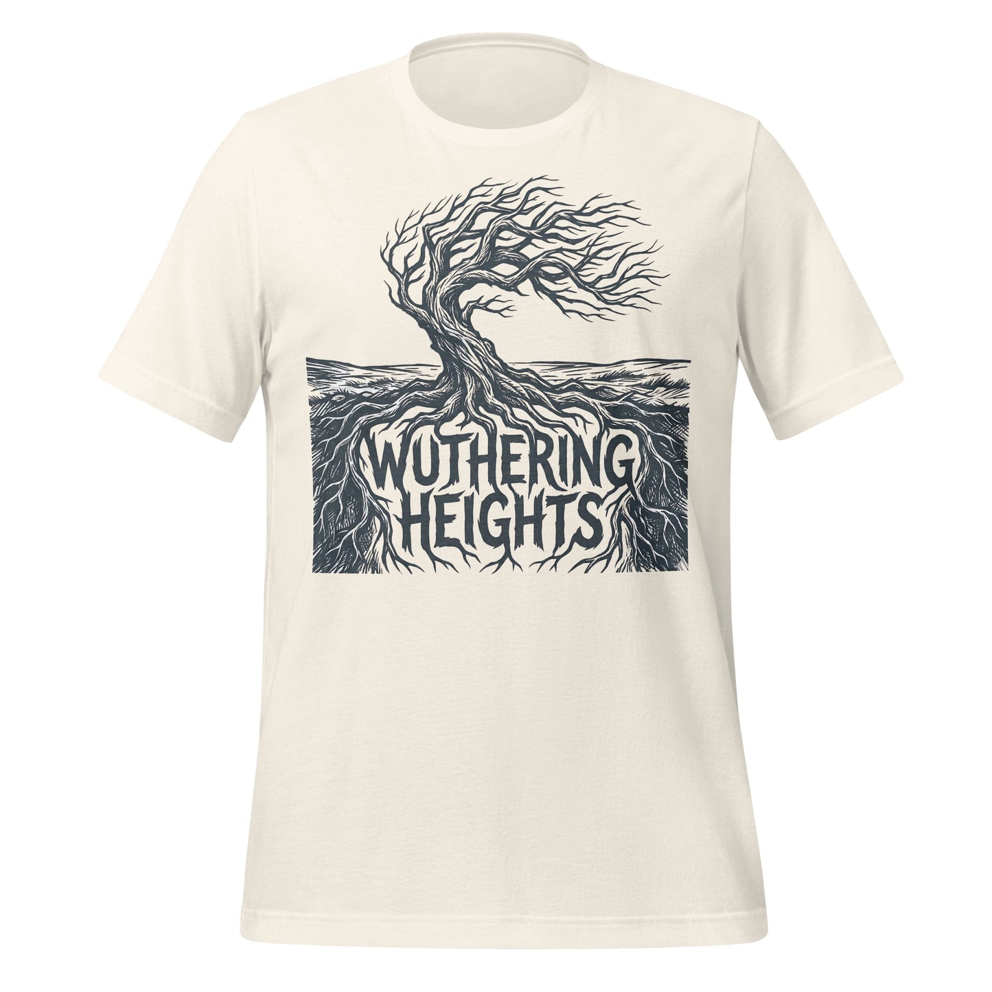 Wuthering Heights Tree Design Graphic T-Shirt