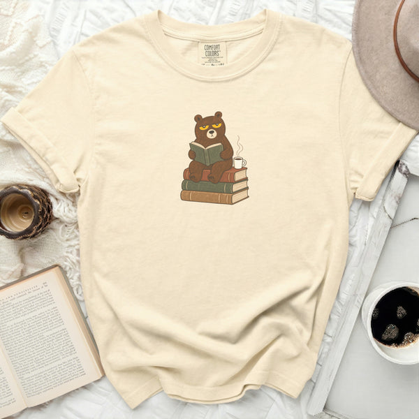 Grumpy Reader Tee in Ivory