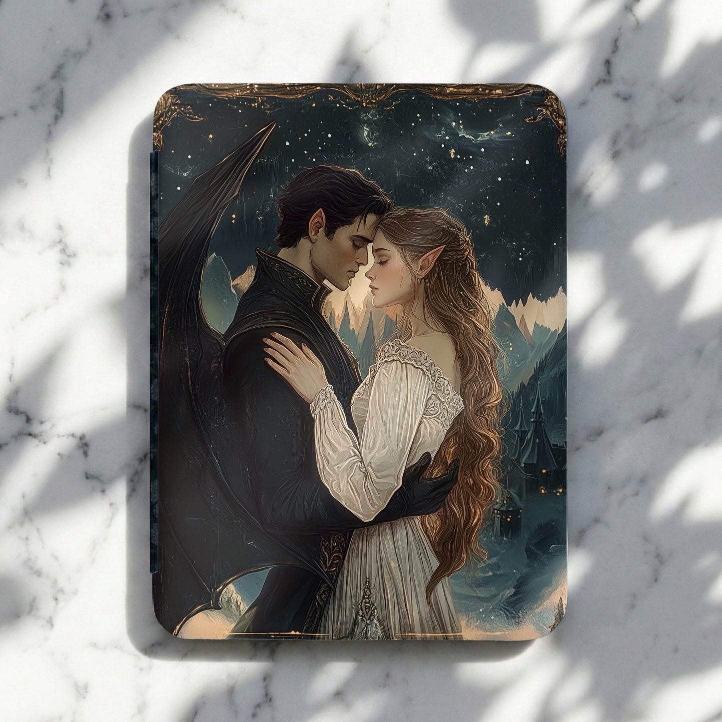 Fantasy Elven Winged Lovers Starry Night Magic product type