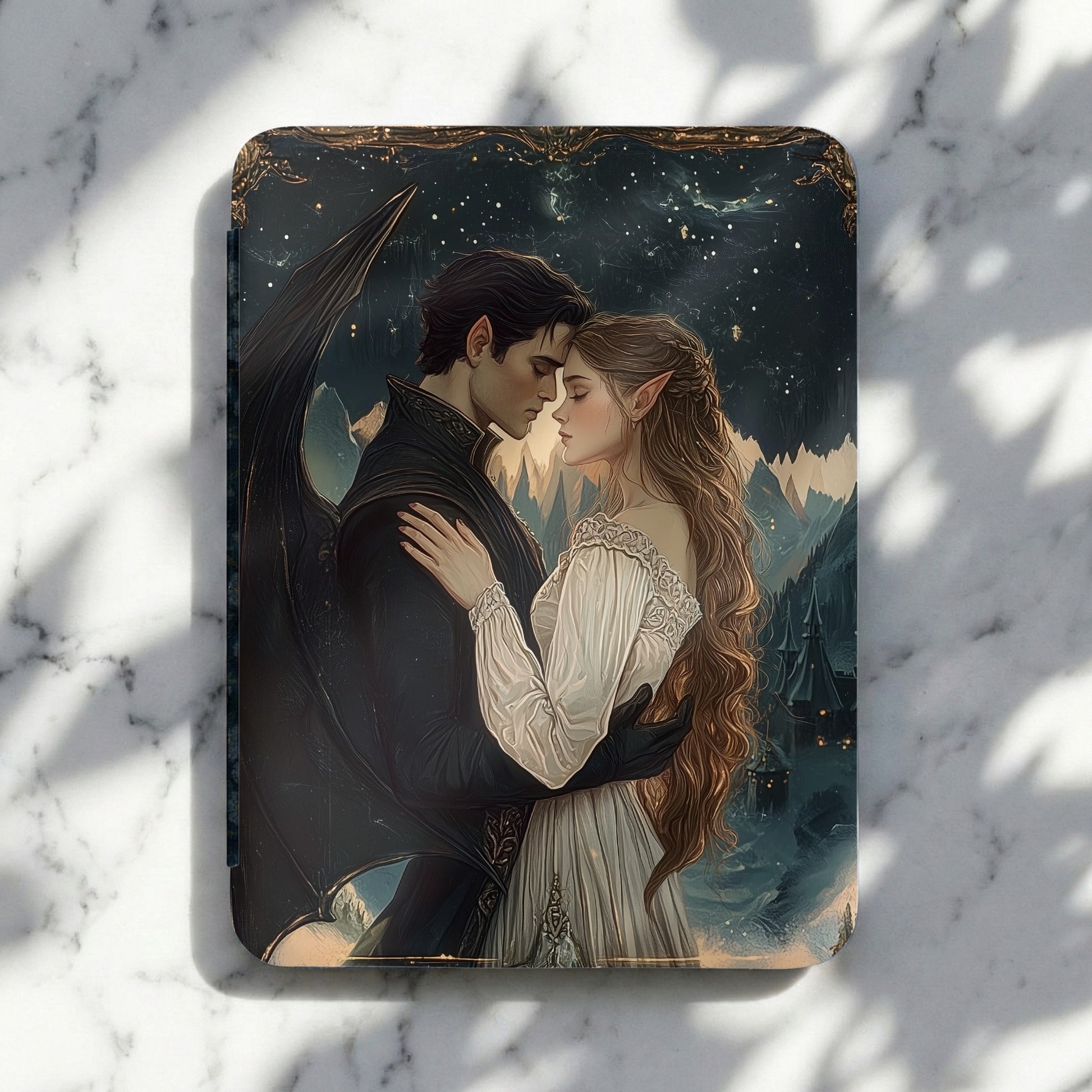 Fantasy Elven Winged Lovers Starry Night Magic product type
