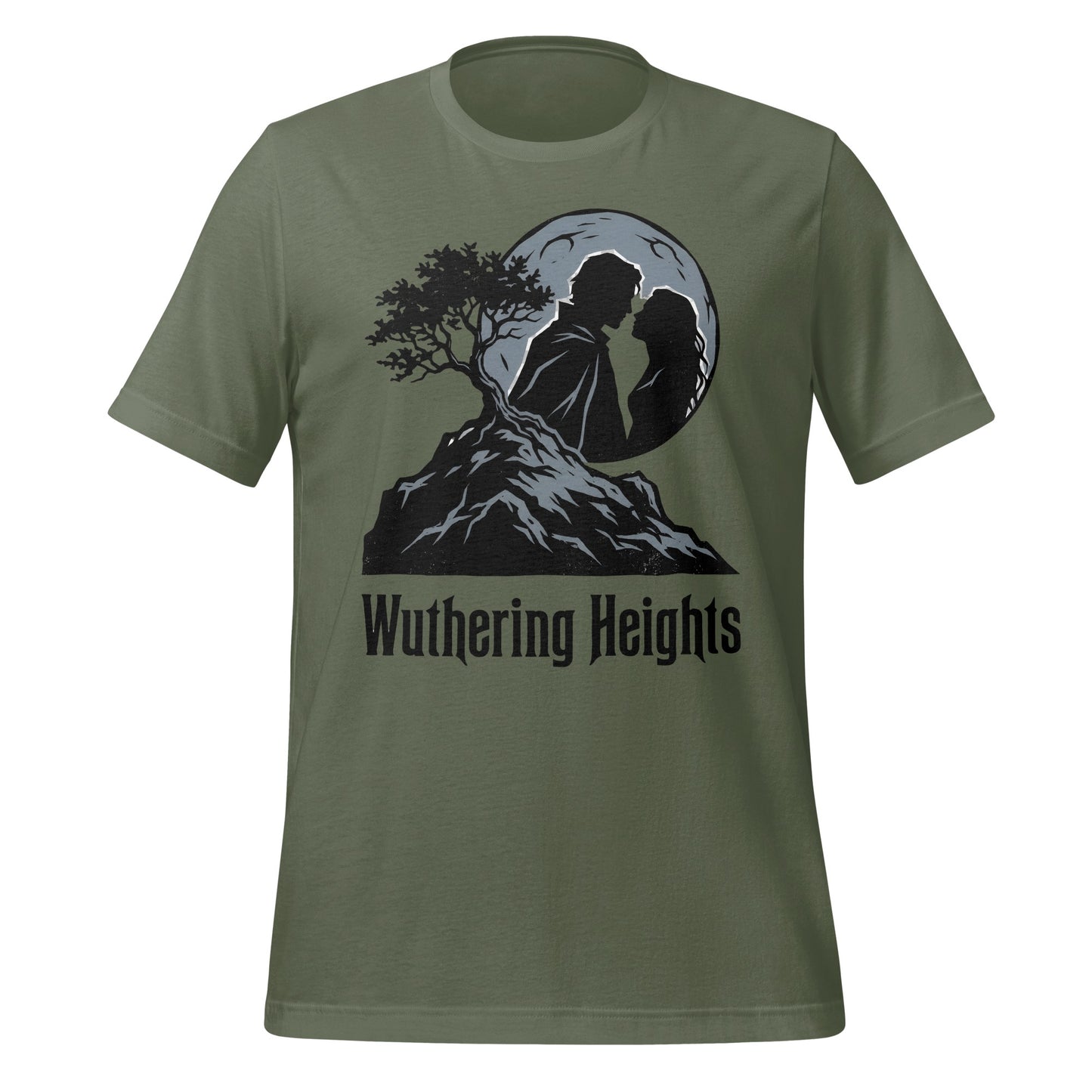 Wuthering Heights Graphic Tee with Silhouette Design