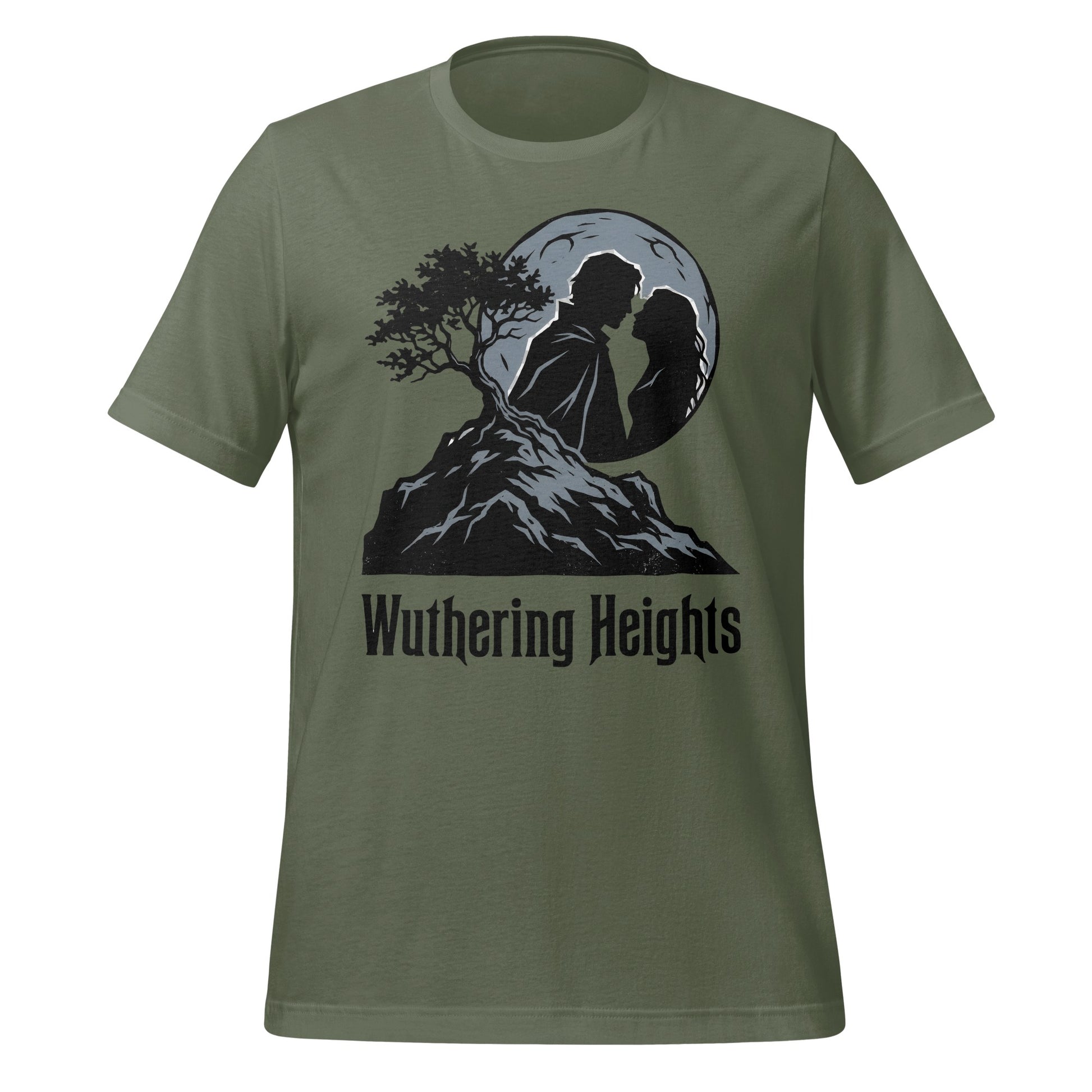 Wuthering Heights Graphic Tee with Silhouette Design