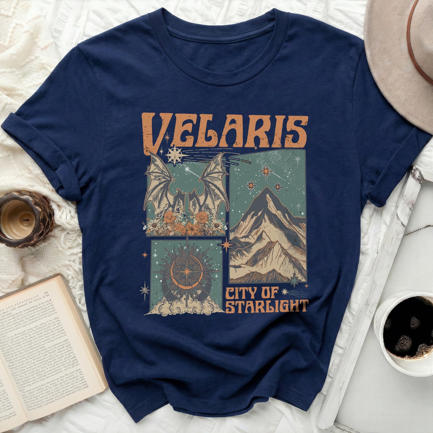 Velaris City of Starlight Graphic Design Tee