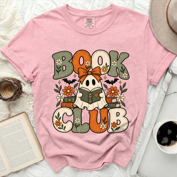 Vintage Ghost Book Club Tee in Blossom